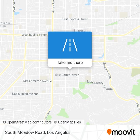 South Meadow Road map