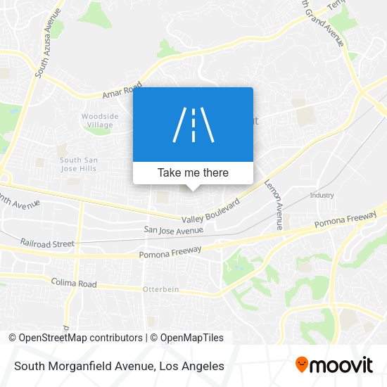 Mapa de South Morganfield Avenue