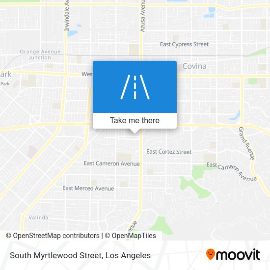 South Myrtlewood Street map