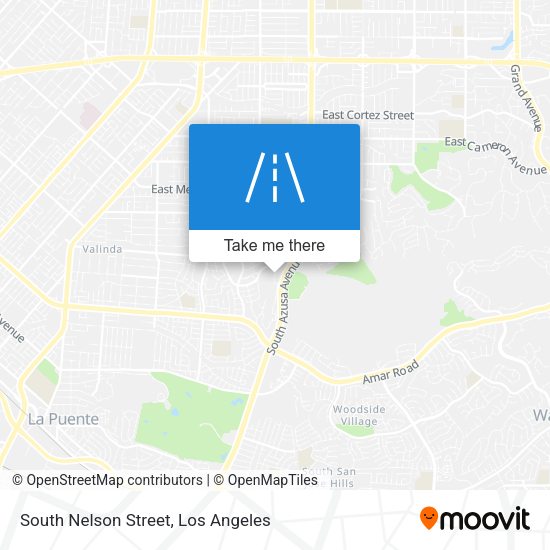 South Nelson Street map