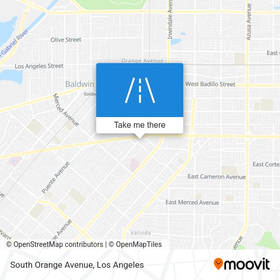 South Orange Avenue map