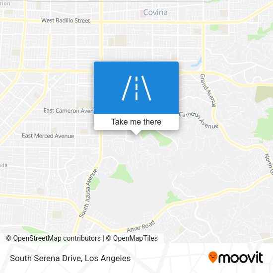South Serena Drive map