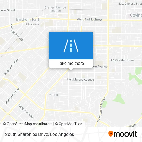 South Sharonlee Drive map