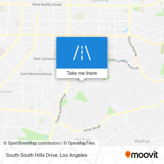 South South Hills Drive map