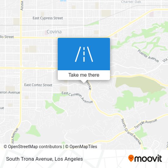 South Trona Avenue map
