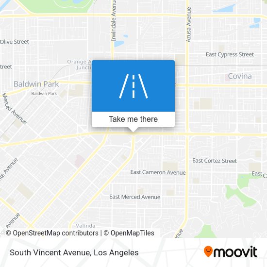 Mapa de South Vincent Avenue