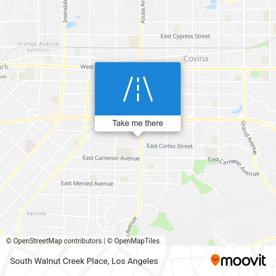 South Walnut Creek Place map
