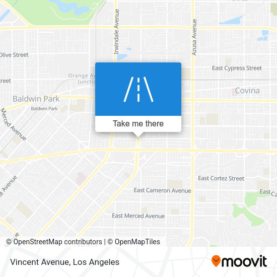 Mapa de Vincent Avenue