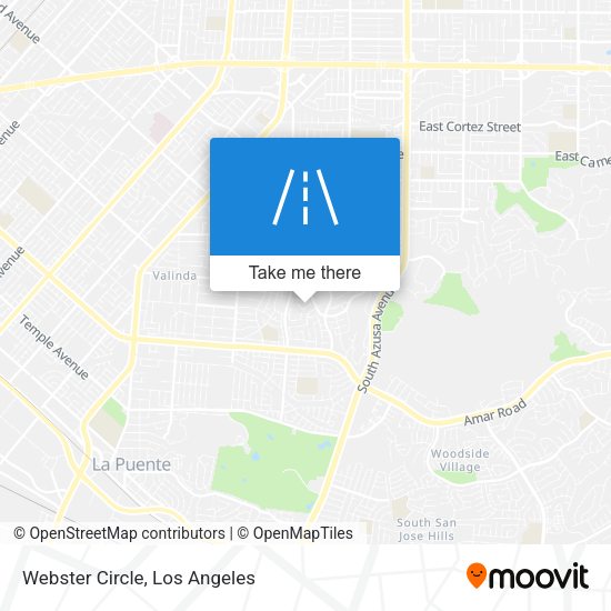 Mapa de Webster Circle