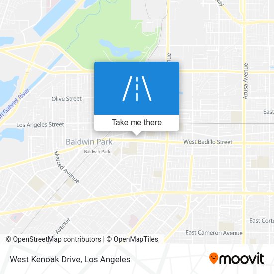 Mapa de West Kenoak Drive