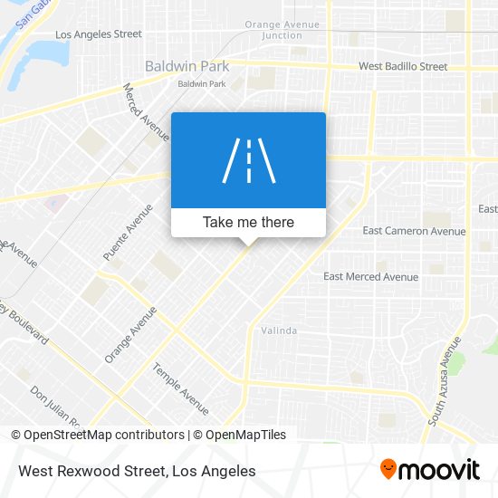 Mapa de West Rexwood Street