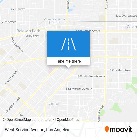 Mapa de West Service Avenue