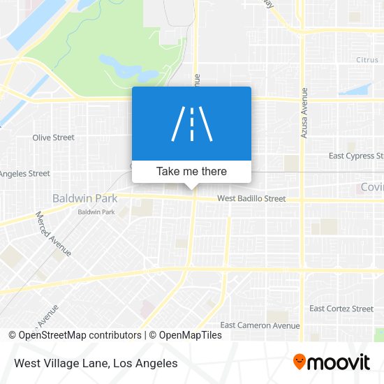 Mapa de West Village Lane