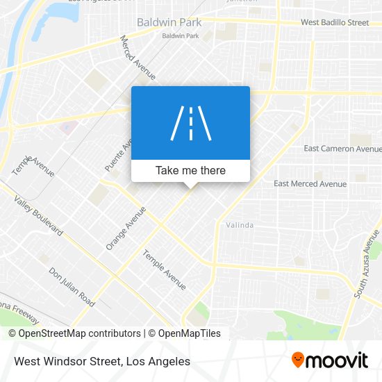 Mapa de West Windsor Street