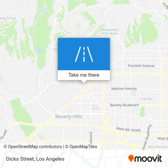 Dicks Street map