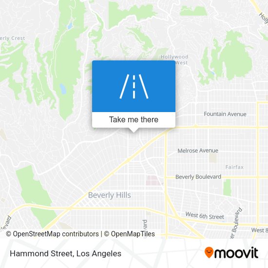 Mapa de Hammond Street