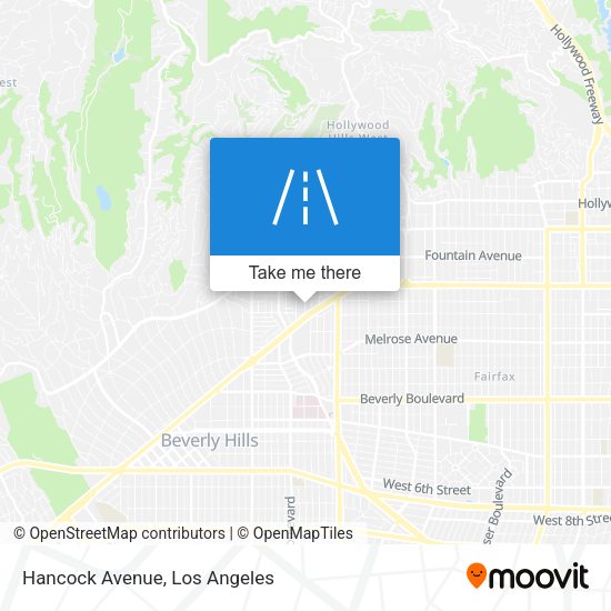 Mapa de Hancock Avenue