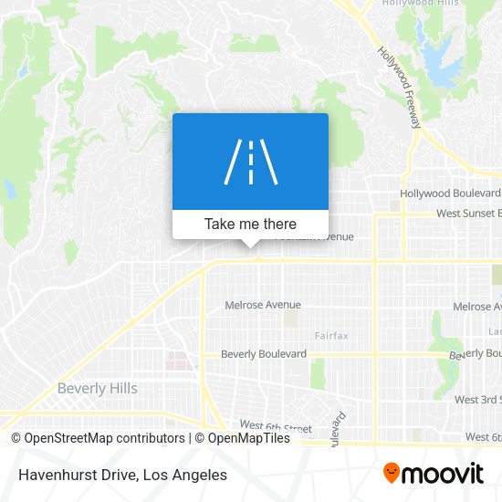 Havenhurst Drive map