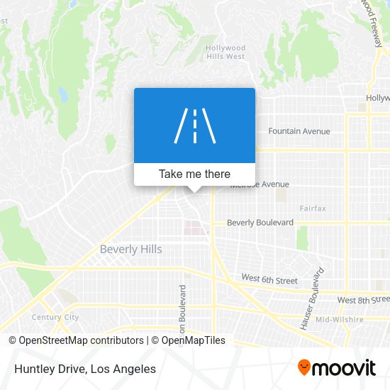 Mapa de Huntley Drive