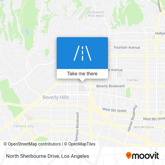 North Sherbourne Drive map