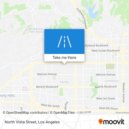 North Vista Street map