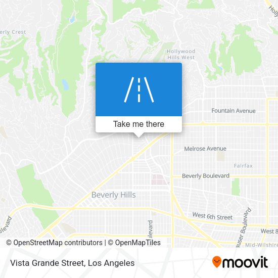 Mapa de Vista Grande Street