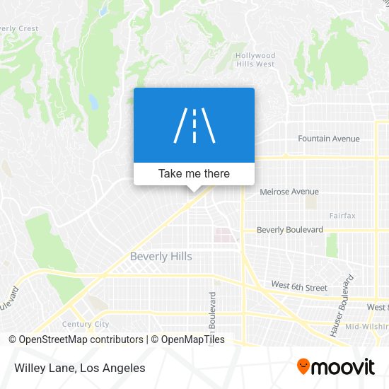 Willey Lane map