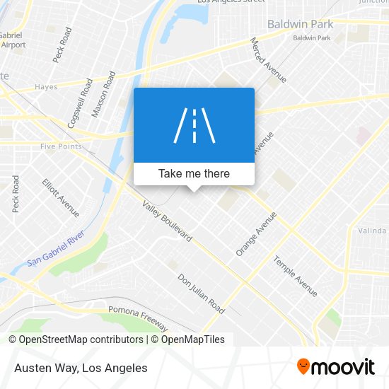 Mapa de Austen Way