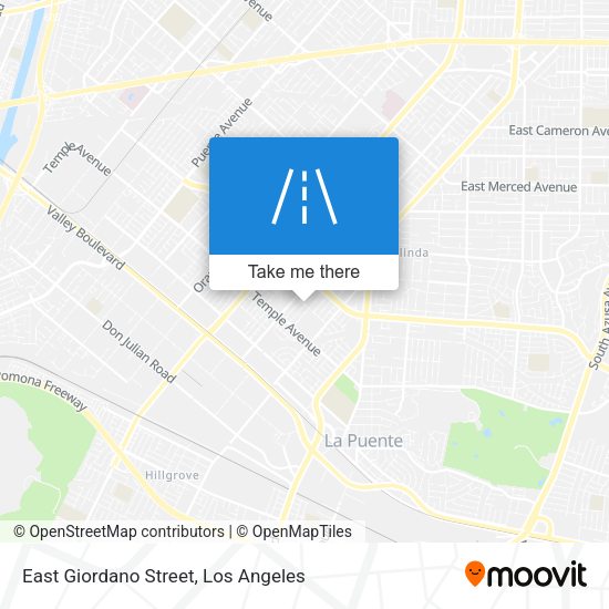 East Giordano Street map