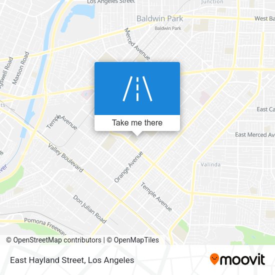 Mapa de East Hayland Street