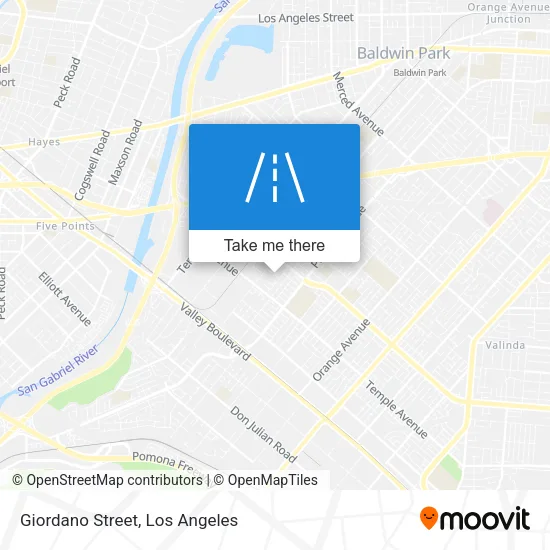 Giordano Street map