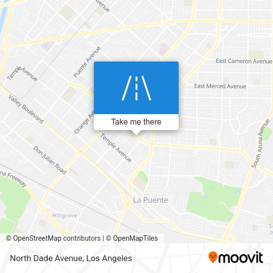 North Dade Avenue map
