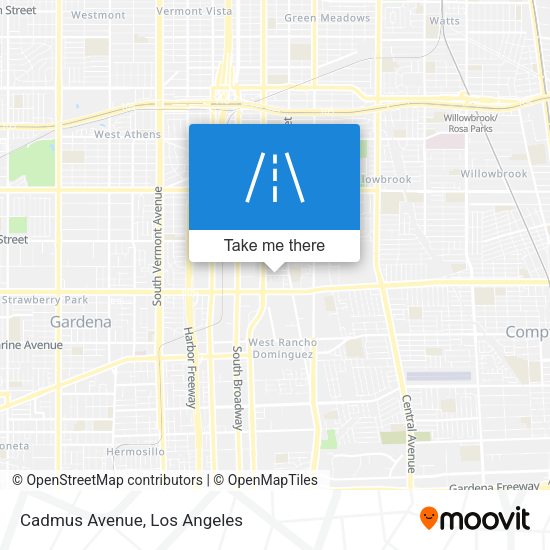Mapa de Cadmus Avenue