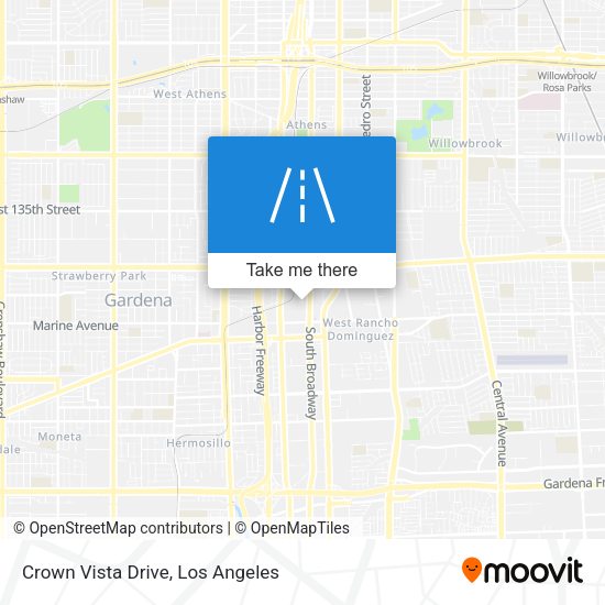 Crown Vista Drive map