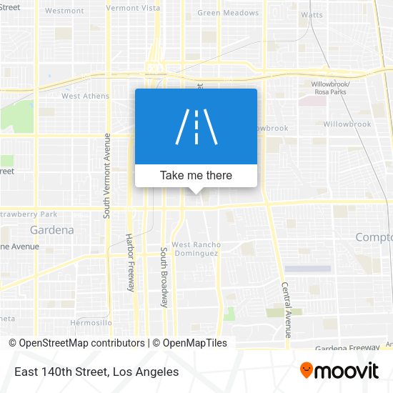 Mapa de East 140th Street