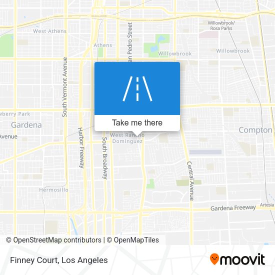 Mapa de Finney Court