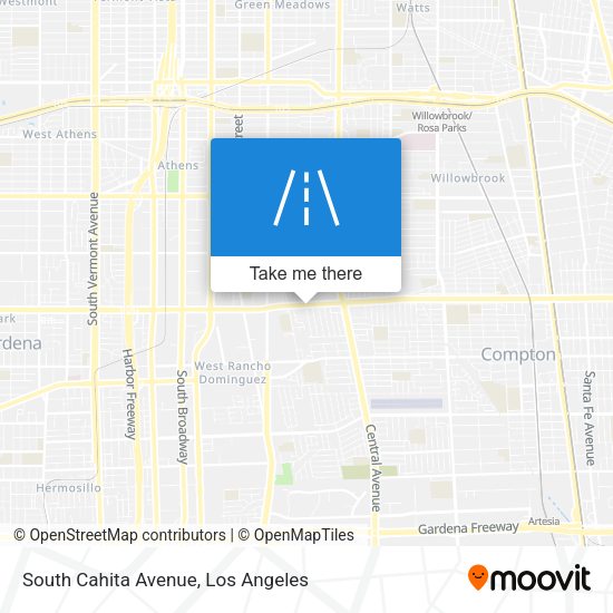 Mapa de South Cahita Avenue
