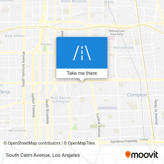South Cairn Avenue map