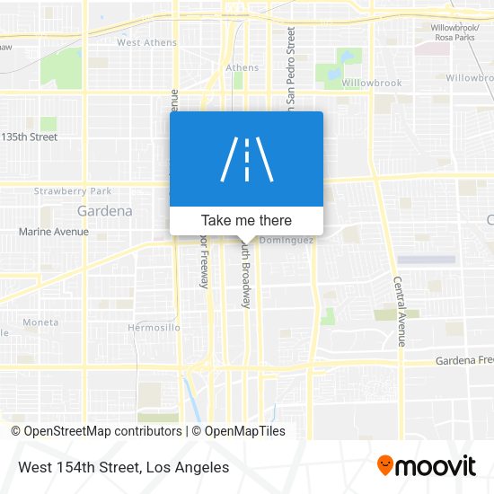 Mapa de West 154th Street