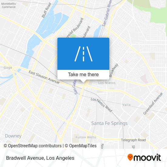 Mapa de Bradwell Avenue