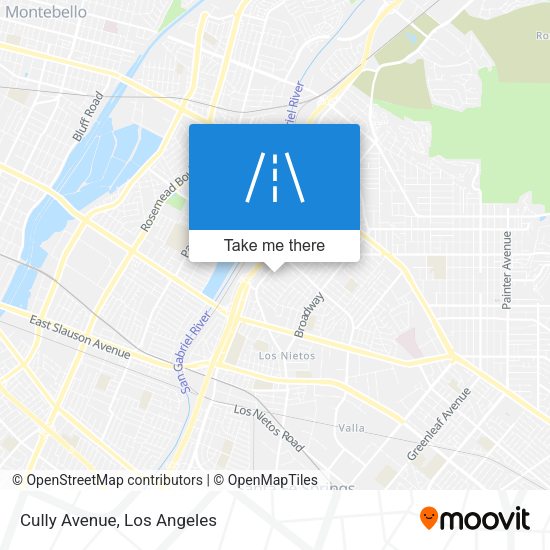 Cully Avenue map