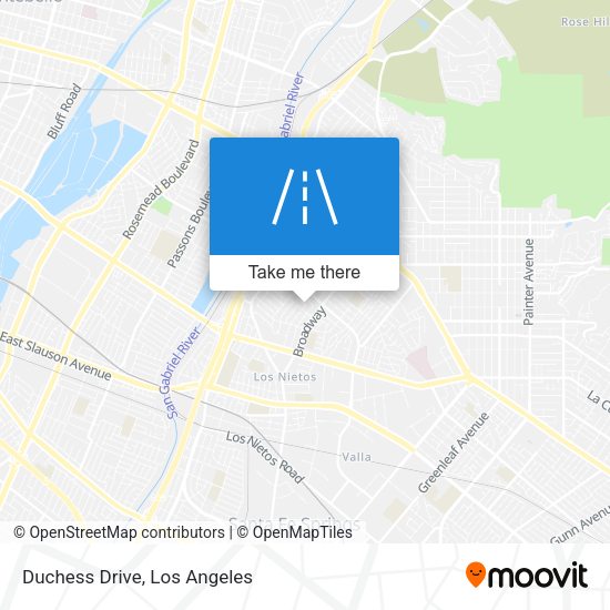 Mapa de Duchess Drive
