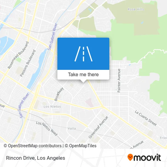Rincon Drive map