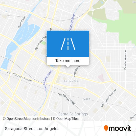 Mapa de Saragosa Street