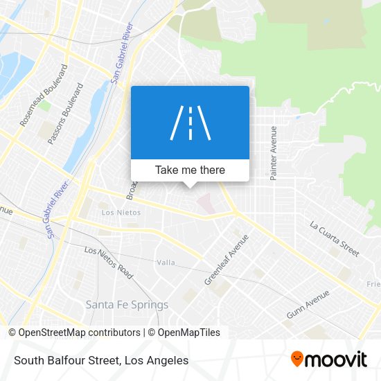 South Balfour Street map