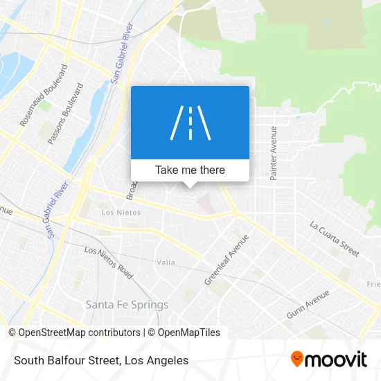 South Balfour Street map
