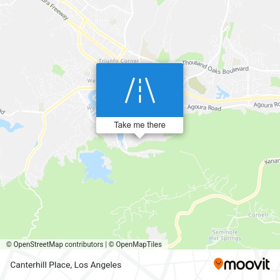 Canterhill Place map