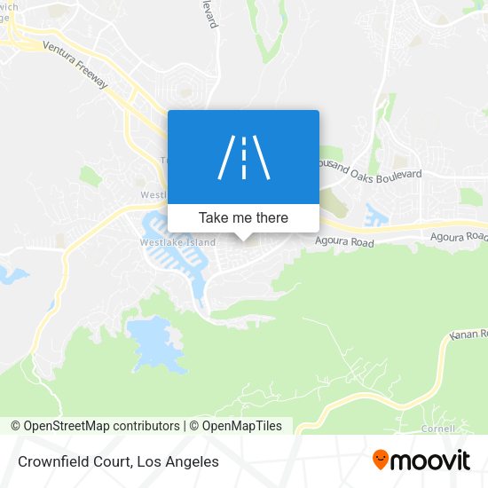 Crownfield Court map