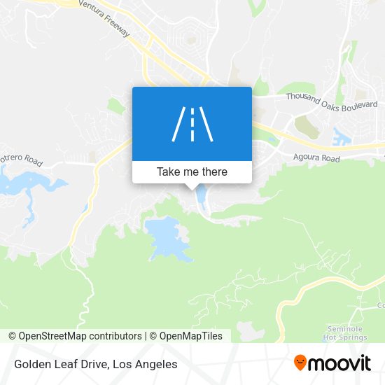 Golden Leaf Drive map