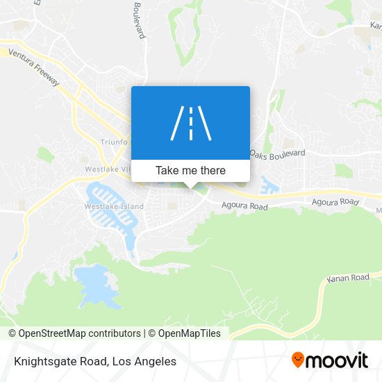 Knightsgate Road map